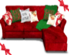 Velvet Retro Santa Couch