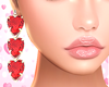 Red Hearts Earings
