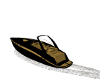 blk & gold kat speedboat