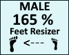 Feet Scaler 165% Male