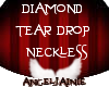 *AJ* Diamond Tear Drop