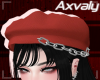 Hat Beret Red