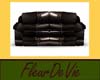FCV Black Leather Sofa