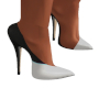 Lexie Blk & White Heels