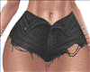 S* Black  jeans Shorts