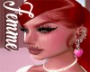 Pink Strawberry Earrings