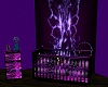 kids crib set purple