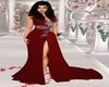 Elegant Vampire Red Gown