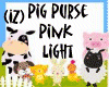(IZ) Pig Purse Pink Lite
