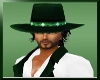 ~T~Green Cowboy Hat