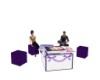 Dk Purple Table/Seats