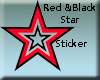 Red and Black Star