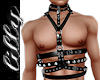 Studded leather harness