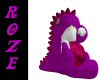 Stuffed Dino W/Holes