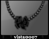 [V7] Bow Necklace