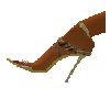 sexy gold satin heels