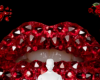 Bling lips background