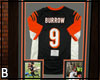 Burrow Jersey Framed