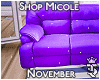 ✔ Purple Sofa