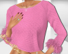 SE-Pink Fur Sweater Top