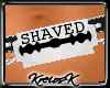 {KK} Shaved Razor Belt