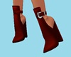 Chloe Cho Boots Red