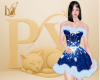 PY Blue Snow Dress