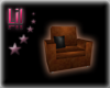 [Lil] Brwn Leather Chair