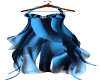 Blue Satin Long Dress