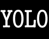 Red YOLO Head Sign