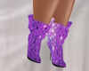 Purple Disco Boots