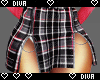 ♚Grid Skirt Purple♚