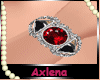 AXL Ruby& Blk Bracelets