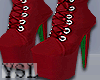 [YSL] Xmas Red-G Boots