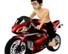 Anim Red Motorcycle M
