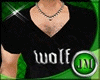 [JM] ShirtV - Wolf Black