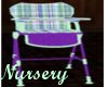 nursery highchair girl