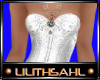 LS~NY EVENING GOWN WHT