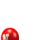 Red ball lette N animate