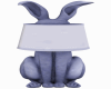Blue Bunny Lamp