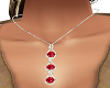 Ruby Drop Necklace