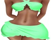 Lime Green Top + Skirt