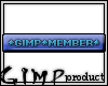 Blue Gimp Member tag