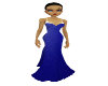 blue wedding dress