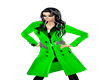 green coat