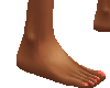 feet/coral nails