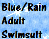 Adult Blue Rain Swimsuit