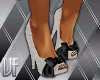 [V]White Snake Heels
