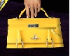 Vivienne yellow purse