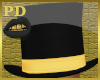 PD| Black/Gold Top Hat